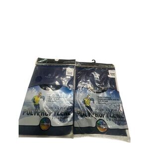 INDERA (2) Men’s Rib Knit Thermal Shirt Sz M Navy NIP